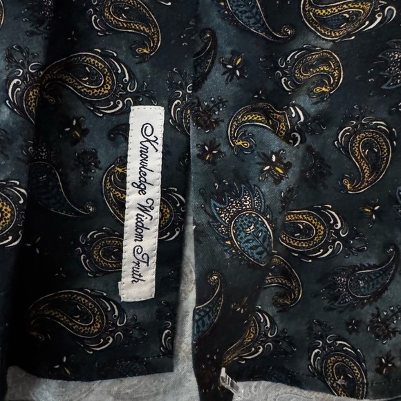 Robert Graham SCOTT classic fit Men's Paisley button down Shirt dark teal 3X 3XL - Picture 2 of 7